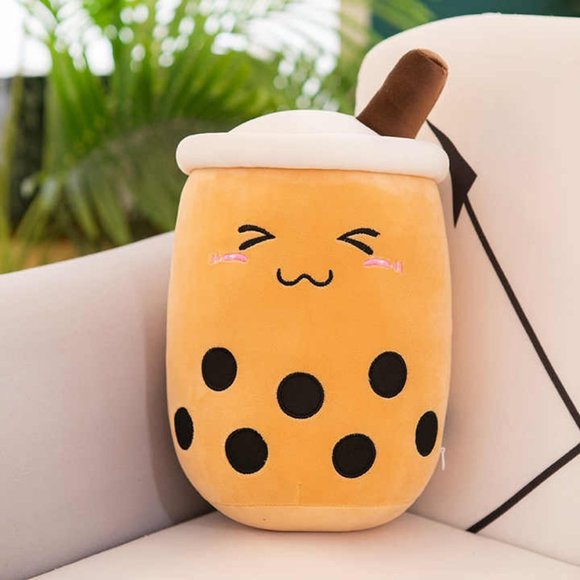 Plush Boba Tea Cup Toy Figurine Toy - Picture 7 of 11